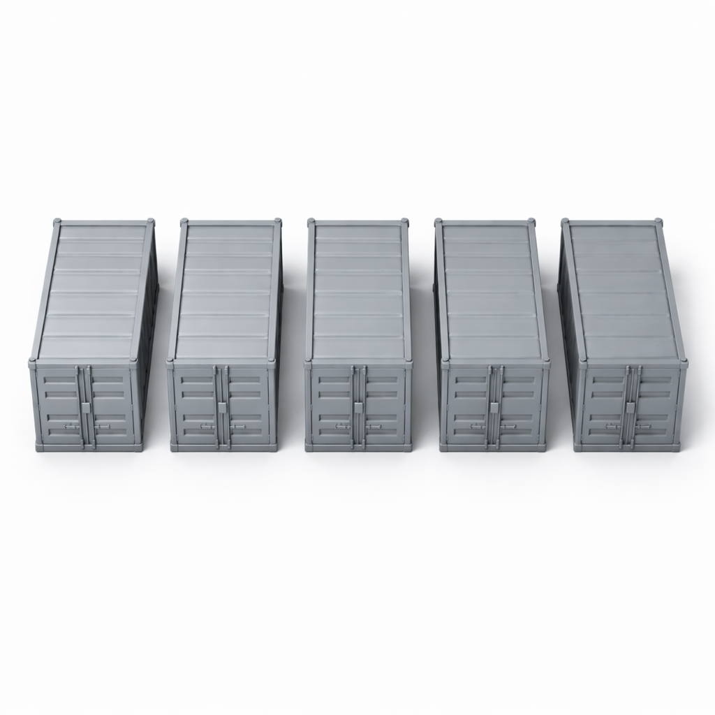 Stackable Shipping Container for Warhammer 40k Wargaming Scenery Infinity