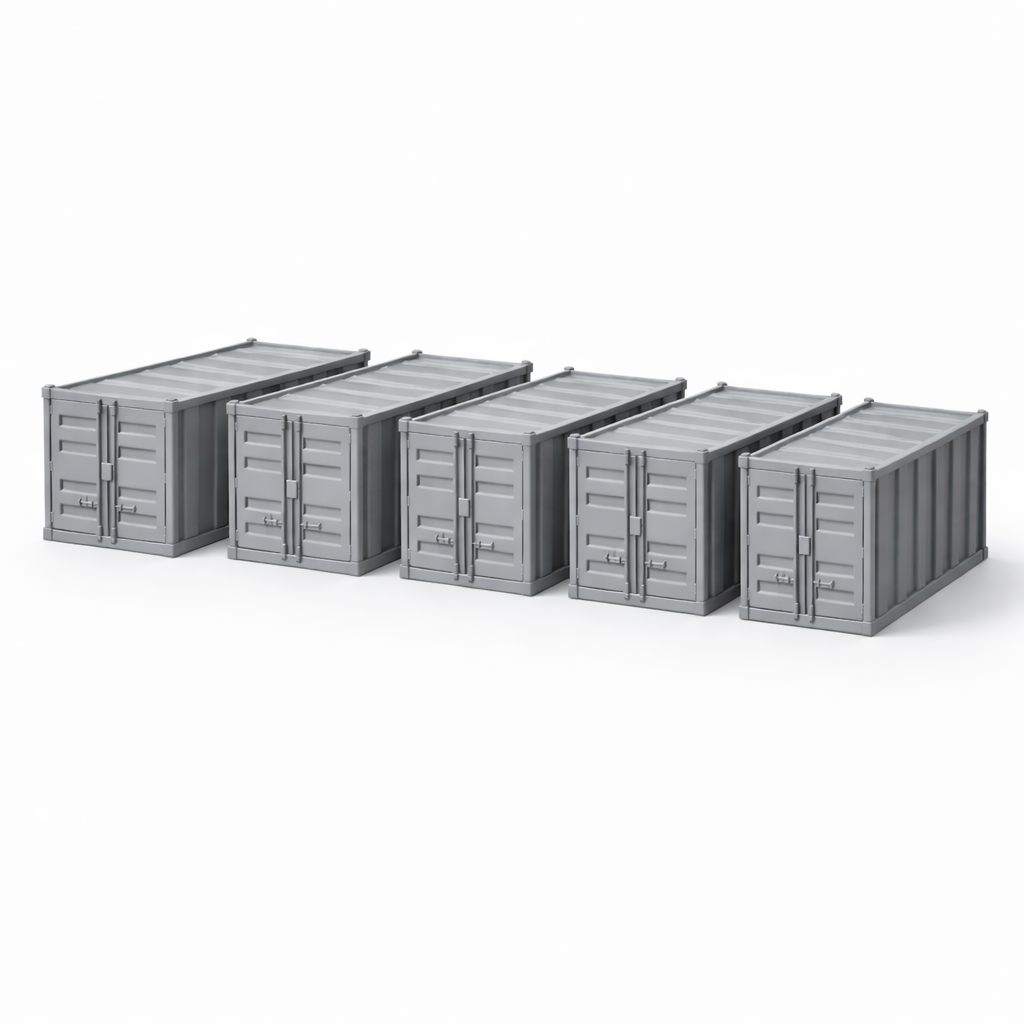 Stackable Shipping Container for Warhammer 40k Wargaming Scenery Infinity