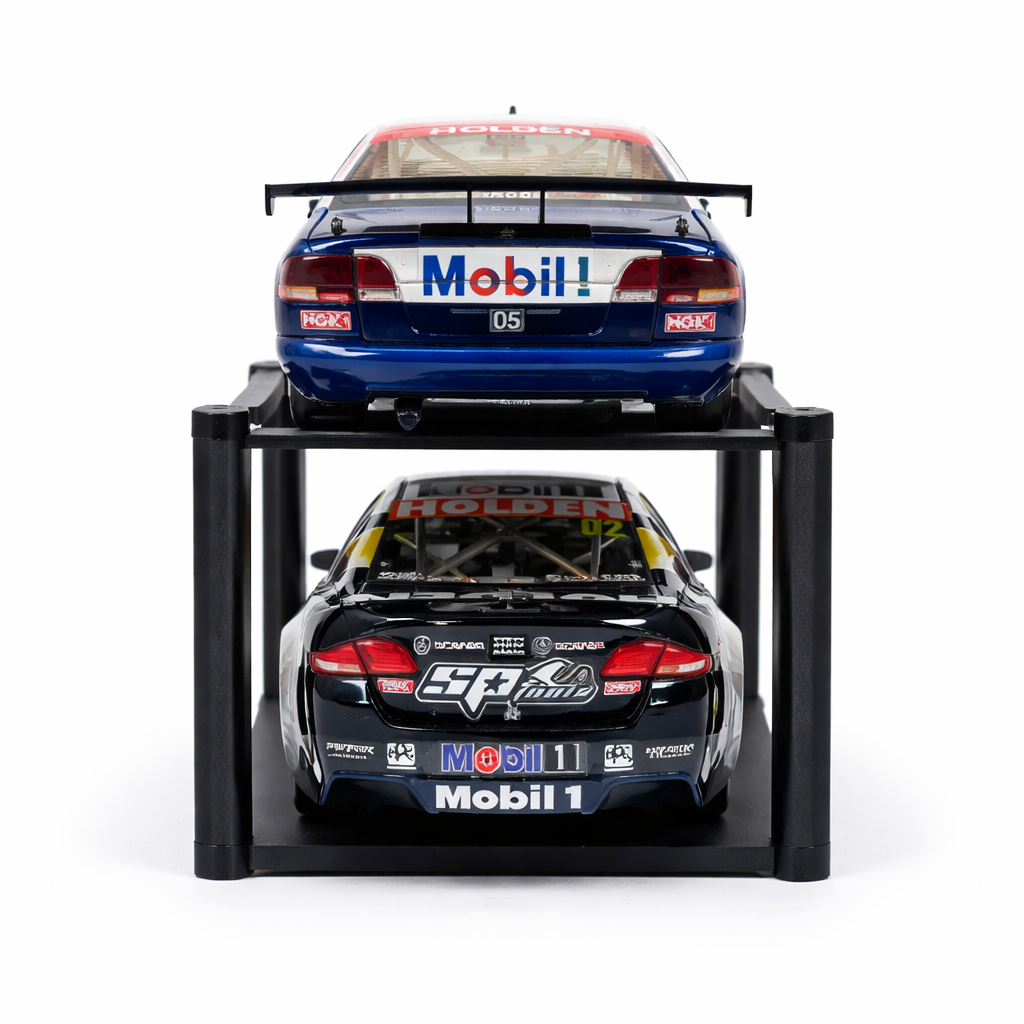 2-Pack 1:18 STACKABLE Model Car Collectable Stacker Stand Modular System