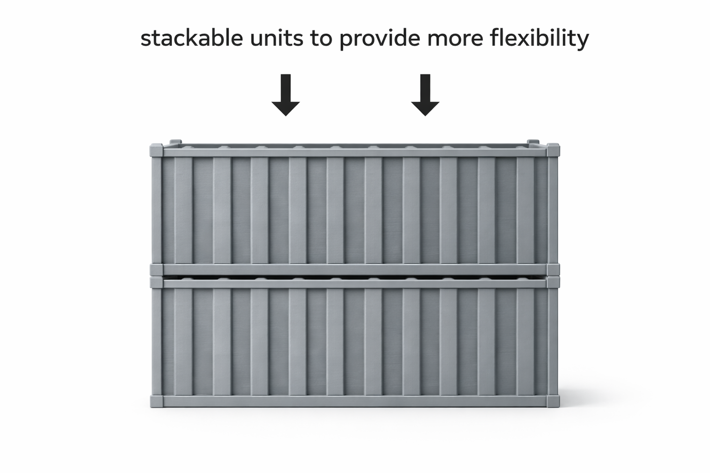 Stackable Shipping Container for Warhammer 40k Wargaming Scenery Infinity